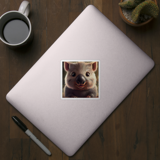 Ultra cute wombat joey by J7Simpson